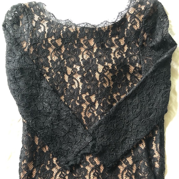 Aritzia t. Babaton rafeal lace v back dress size 0 - Picture 3 of 8